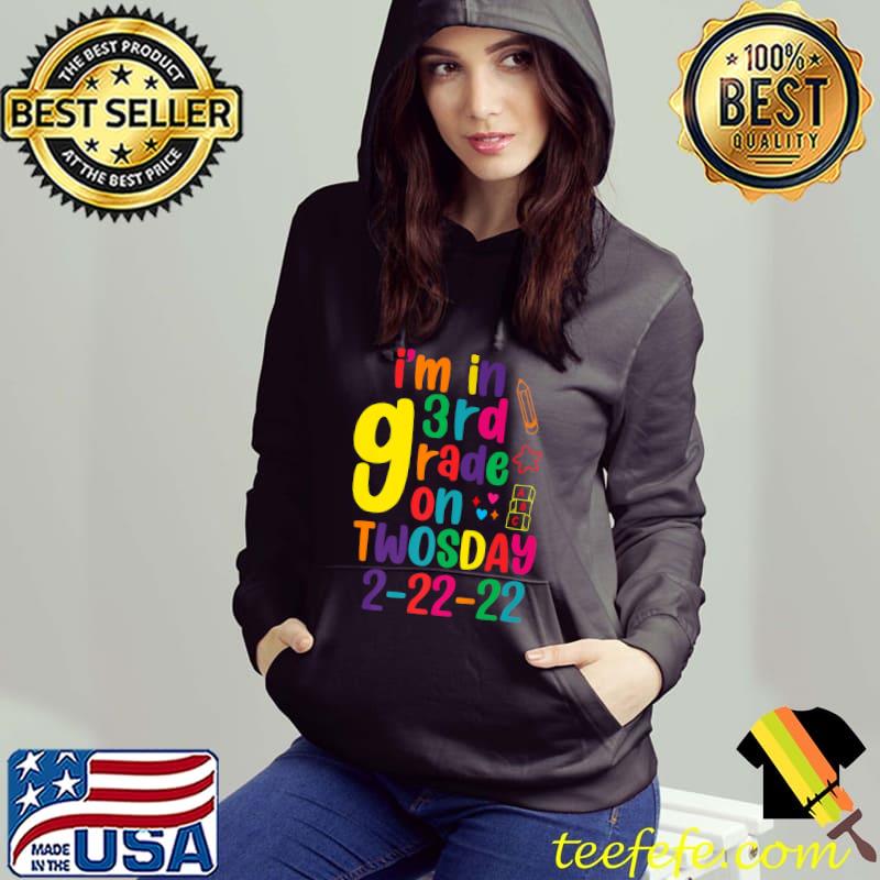 Awesome I'm In 3rd Grade On Twosday 2-22-22 February 2022 Tuesday Premium T-Shirt Awesome I'm In 3rd Grade On Twosday 2-22-22 February 2022 Tuesday Premium T-Shirt