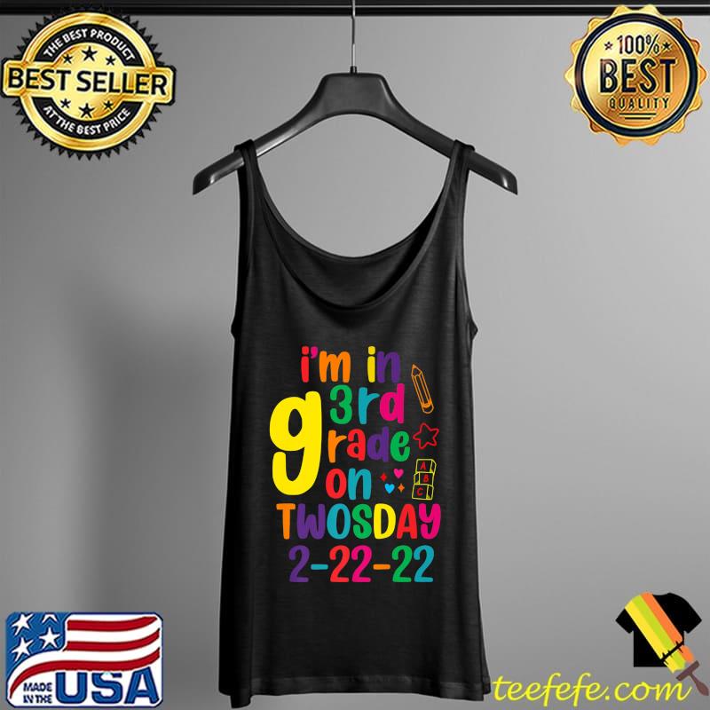 Awesome I'm In 3rd Grade On Twosday 2-22-22 February 2022 Tuesday Premium T-Shirt Tank Top Awesome I'm In 3rd Grade On Twosday 2-22-22 February 2022 Tuesday Premium T-Shirt Tank Top