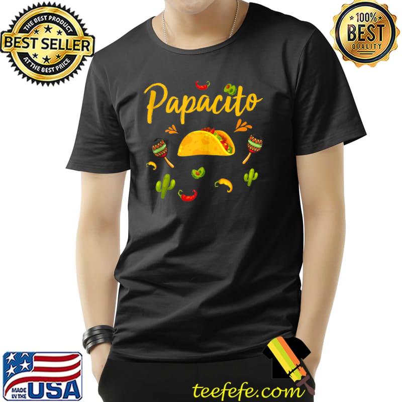 Awesome Papacito Mexican Taco Cactus Sombrero Cinco T-Shirt Unisex Awesome Papacito Mexican Taco Cactus Sombrero Cinco T-Shirt Unisex