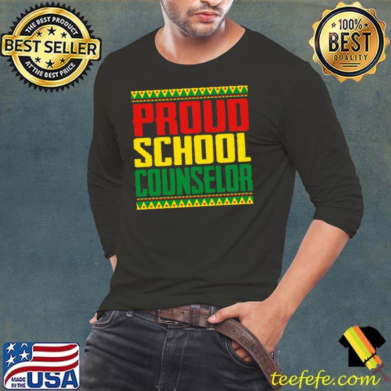 Awesome Proud School Counselor Tee Powerful History Month Pride T-Shirt Long Sleeve Tee Awesome Proud School Counselor Tee Powerful History Month Pride T-Shirt Long Sleeve Tee