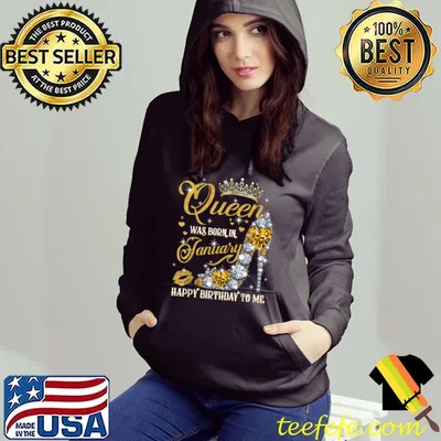 Awesome This Queen Was Born In January Happy Birthday To Me Leopard T-Shirt