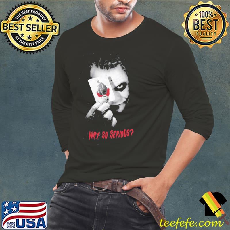 Batman The Dark Knight Why So Serious Unisex T-Shirt Long Sleeve Tee Batman The Dark Knight Why So Serious Unisex T-Shirt Long Sleeve Tee