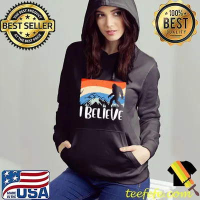 Believe Bigfoot Shirt Funny Sasquatch Gift T-shirt