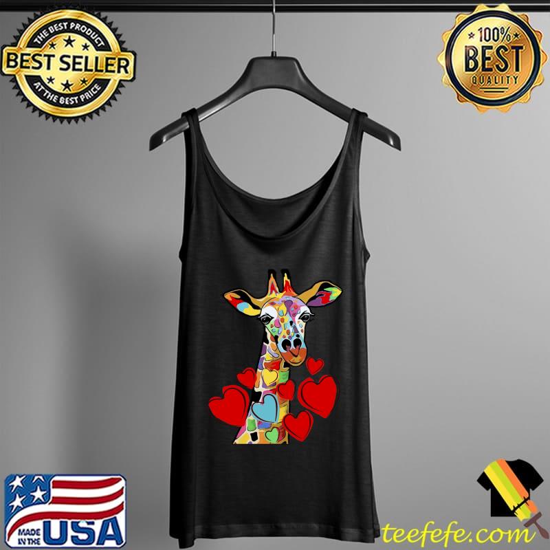Best Giraffe Valentine's Day Gift for Giraffe Lovers T- Tank Top Best Giraffe Valentine's Day Gift for Giraffe Lovers T- Tank Top