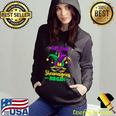 Best Let The Shenanigans Begin Mardi Gras Shirts, Kids Men Women T-Shirt