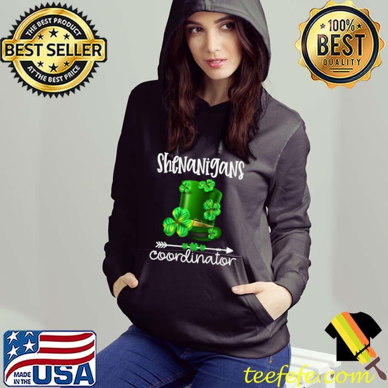 Best Shenanigans Coordinator Funny Teacher St Patrick's Day T-shirt