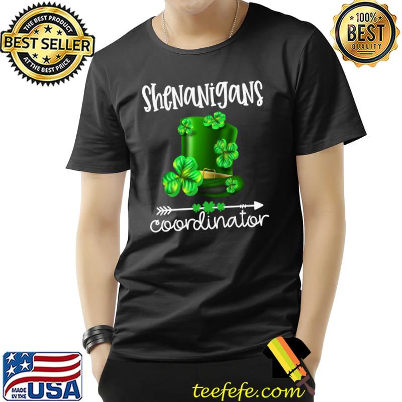 Best Shenanigans Coordinator Funny Teacher St Patrick's Day T- Unisex Best Shenanigans Coordinator Funny Teacher St Patrick's Day T- Unisex