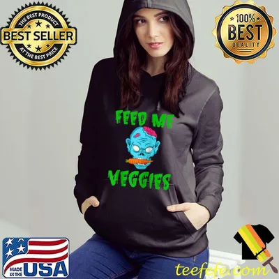 Best Vegan Halloween Feed Me Veggies Vegetarian T-shirt