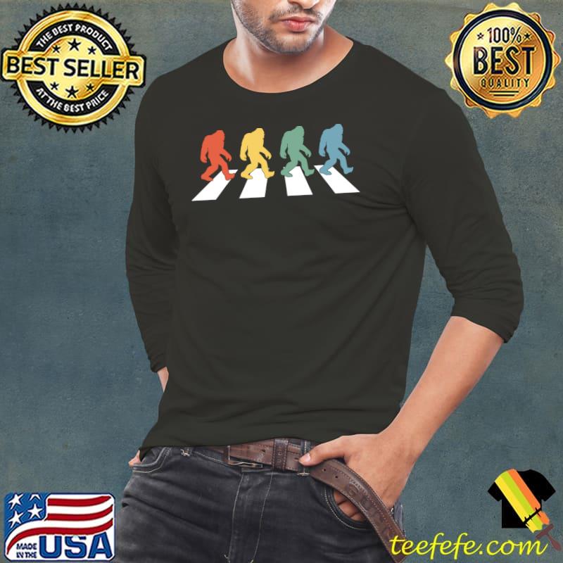 Bigfoot Funny Vintage Parody Sasquatch Yeti Lovers T- Long Sleeve Tee Bigfoot Funny Vintage Parody Sasquatch Yeti Lovers T- Long Sleeve Tee