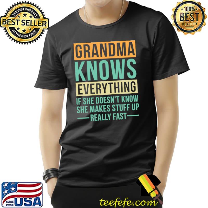 Blessed Grandma Knows Everything T-Shirt Unisex Blessed Grandma Knows Everything T-Shirt Unisex