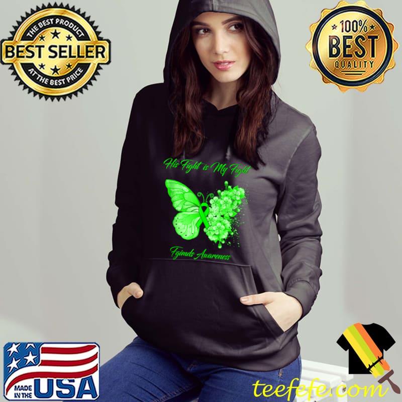 Butterfly His Fight is My Fight Fgimds Awareness T-Shirt