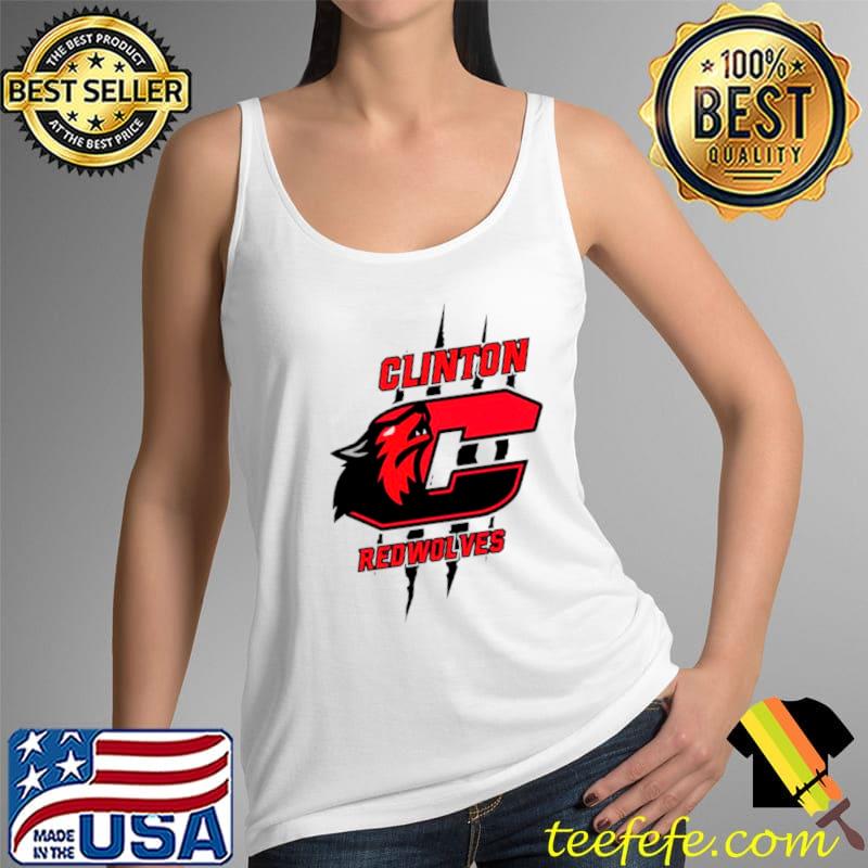 Clinton Redwolves new logo Tank Top Clinton Redwolves new logo Tank Top