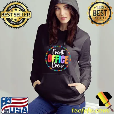 Cute School Secretary Admin Appreciation Front Office Squad T-Shirt