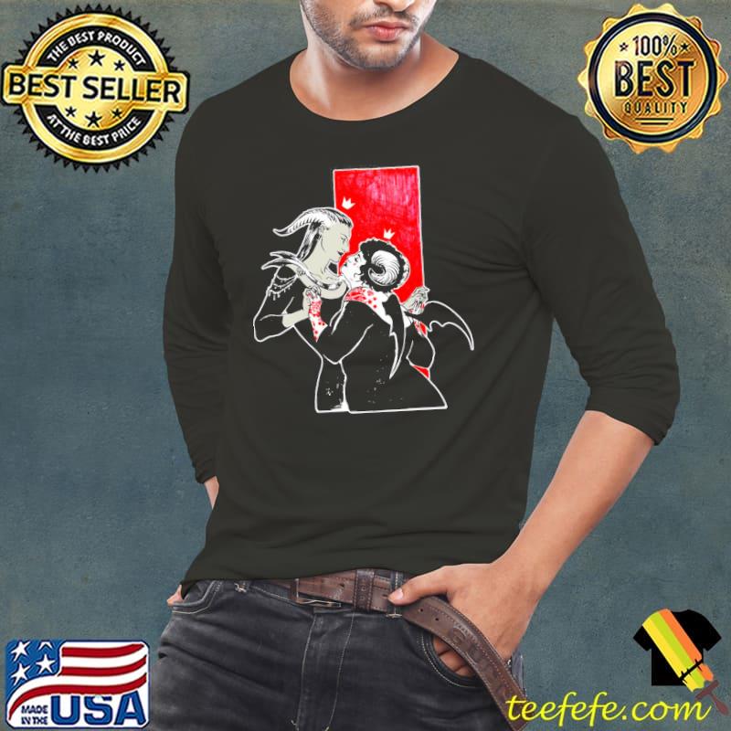 Devil Girlfriends Unisex T-Shirt Long Sleeve Tee Devil Girlfriends Unisex T-Shirt Long Sleeve Tee