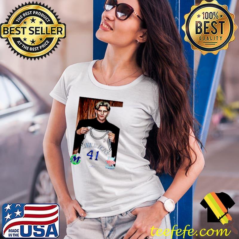 Dirk Nowitzki 1998 NBA Draft Ladies Tee Dirk Nowitzki 1998 NBA Draft Ladies Tee