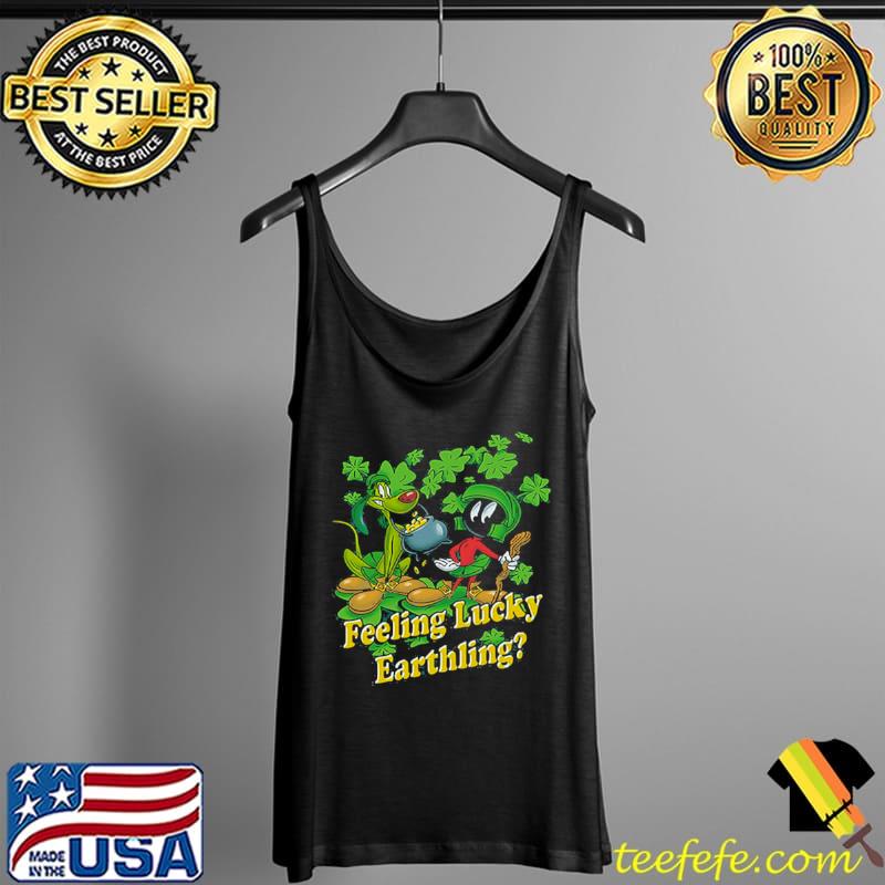 feeling Lucky Earthling Looney Tunes Shirt Tank Top feeling Lucky Earthling Looney Tunes Shirt Tank Top
