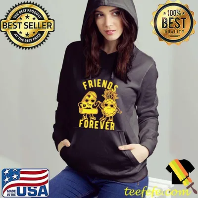 Friends forever pizza pineapple shirt