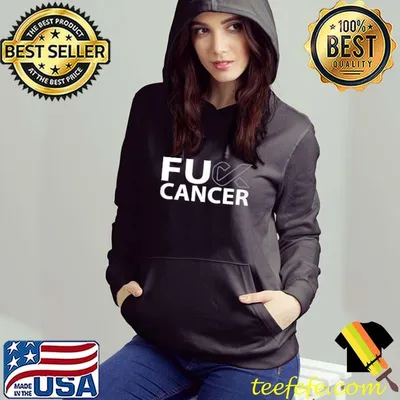 Fuck Lung Cancer F U FU Gray Grey Ribbon Cancer Awareness T-Shirt