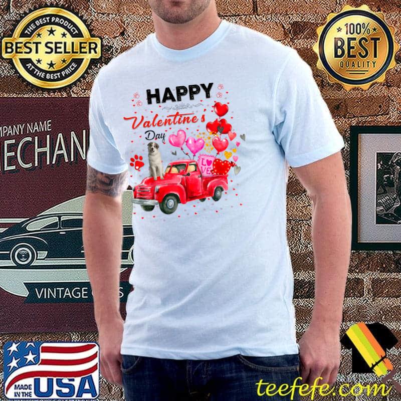 Funny Cute Truck Great Pyrenees Valentines Day Costume Boy Girl T-Shirt Unisex Funny Cute Truck Great Pyrenees Valentines Day Costume Boy Girl T-Shirt Unisex
