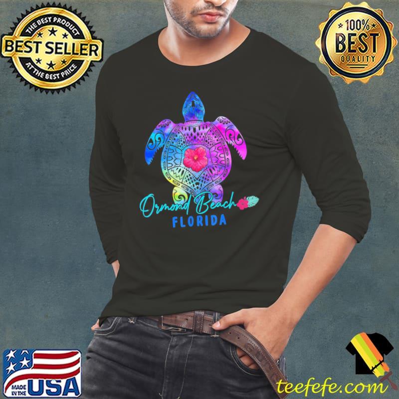 Funny Ormond Beach Florida Tie Dye Sea Turtle Vacation 2022 T-Shirt Long Sleeve Tee Funny Ormond Beach Florida Tie Dye Sea Turtle Vacation 2022 T-Shirt Long Sleeve Tee