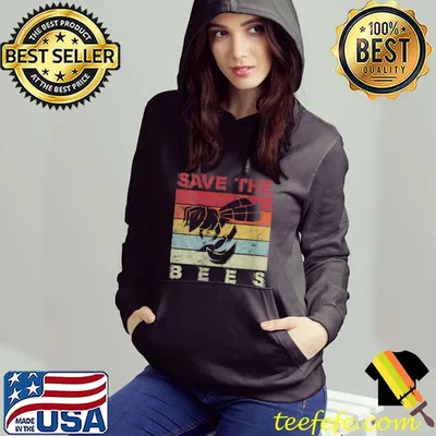Funny Retro Bees Vintage Save The Bees T-shirt