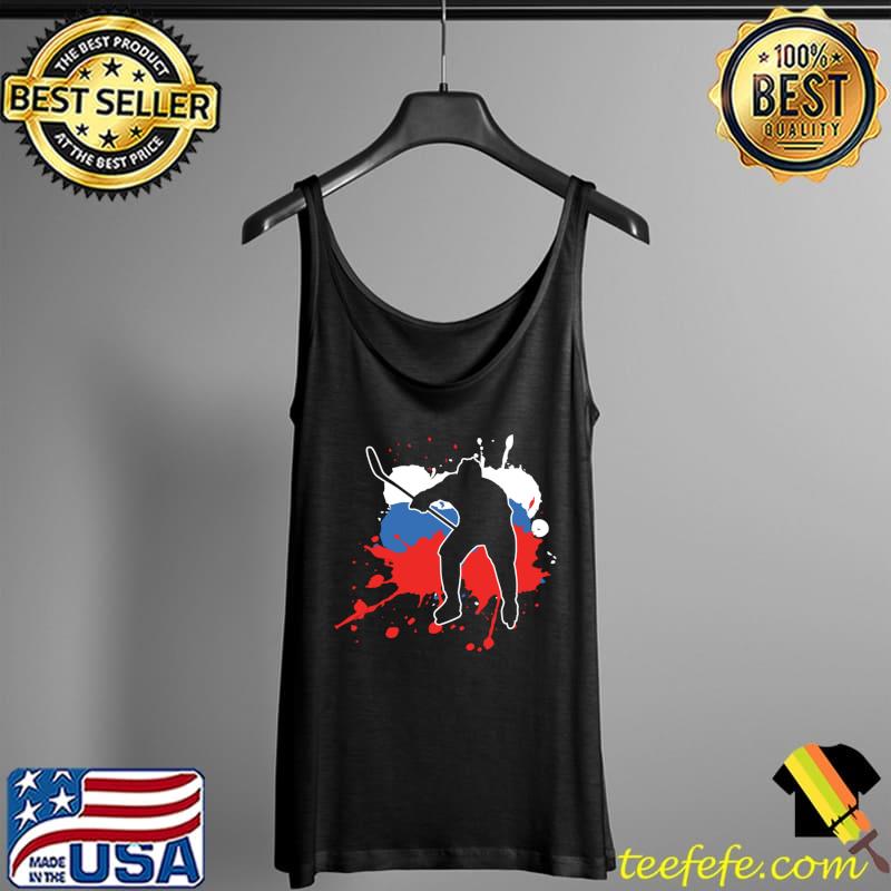 Funny Russia Flag Hockey Player - Russian Ice Hockey T- Tank Top Funny Russia Flag Hockey Player - Russian Ice Hockey T- Tank Top
