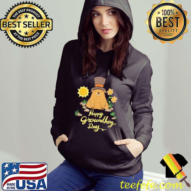 Happy Groundhog Day 2nd February Celebration Cute Woodchuck T-Shirt Happy Groundhog Day 2nd February Celebration Cute Woodchuck T-Shirt