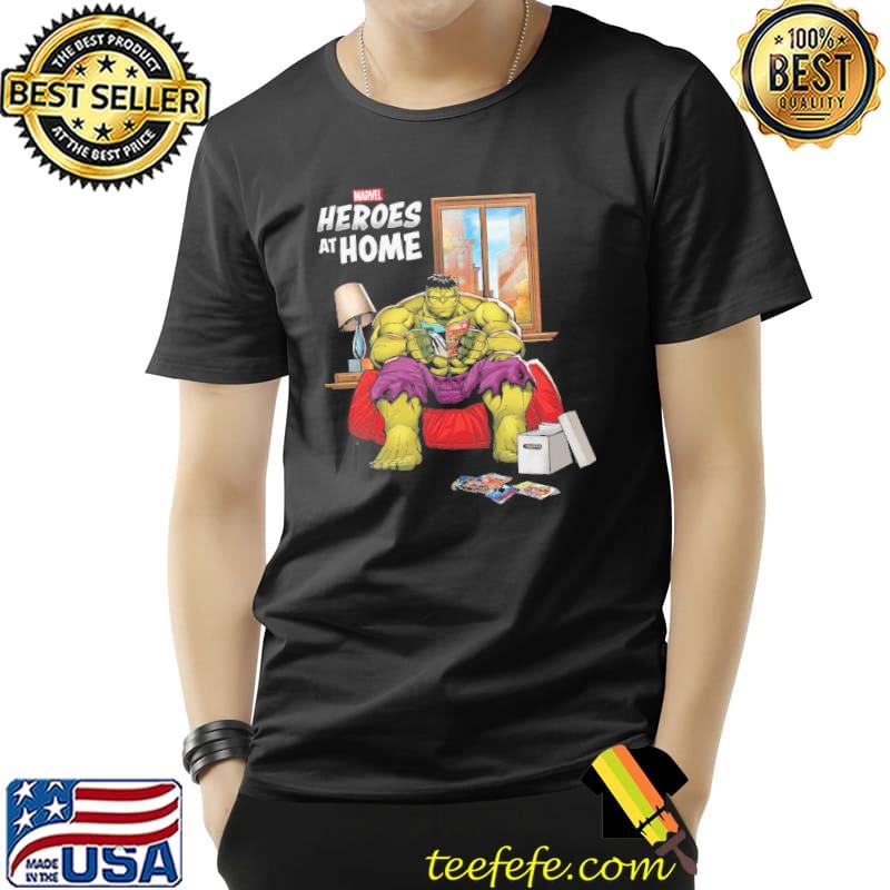 Happy Marvel Heroes At Home Hulk Shirt Unisex Happy Marvel Heroes At Home Hulk Shirt Unisex