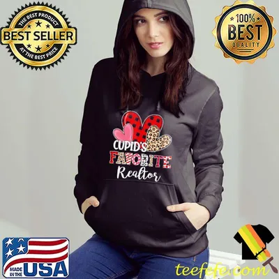 Happy Valentines Day Cupid’s Favorite Realtor Teaching Lover T-Shirt