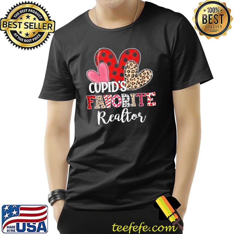 Happy Valentines Day Cupid’s Favorite Realtor Teaching Lover T-Shirt Unisex Happy Valentines Day Cupid’s Favorite Realtor Teaching Lover T-Shirt Unisex