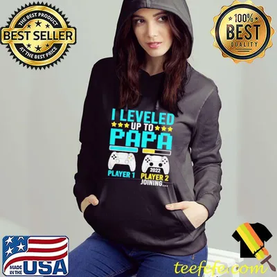 I leveled up to papa gamer apparel new grandpa video game shirt