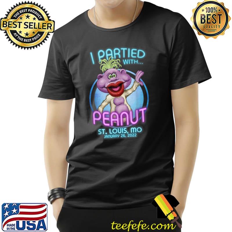I partied with Peanut St. Louis, MO T-Shirt Unisex I partied with Peanut St. Louis, MO T-Shirt Unisex