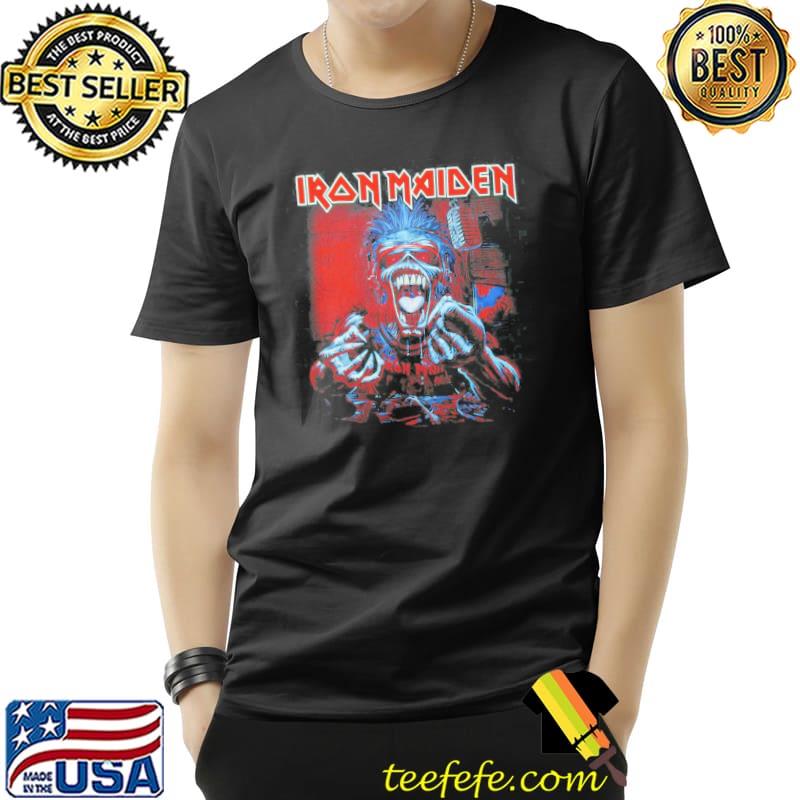 Iron Maiden Ed DJ Black T-Shirt Unisex Iron Maiden Ed DJ Black T-Shirt Unisex