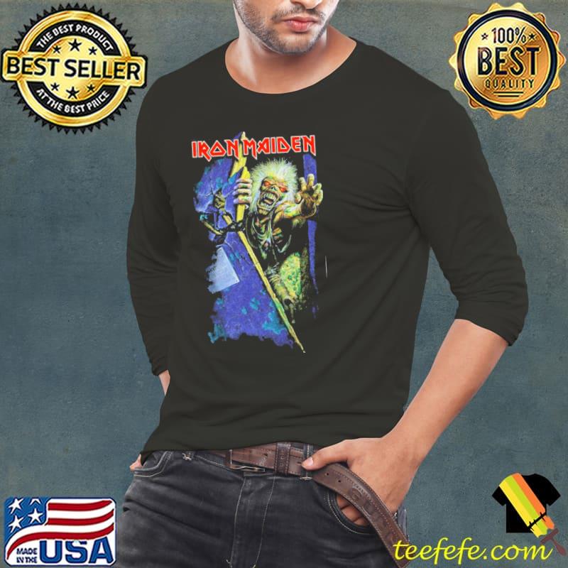 Iron Maiden No Prayer For The Wicked Metal Licensed Tee T-Shirt Long Sleeve Tee Iron Maiden No Prayer For The Wicked Metal Licensed Tee T-Shirt Long Sleeve Tee