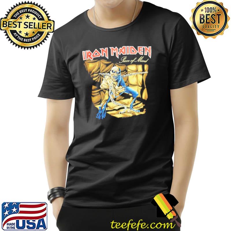 Iron Maiden Piece of Mind Steve Harris Official Tee T-Shirt Unisex Iron Maiden Piece of Mind Steve Harris Official Tee T-Shirt Unisex