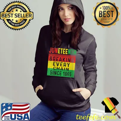 Juneteenth Breaking Every Chain Since 1865 African Black Men T-shirt