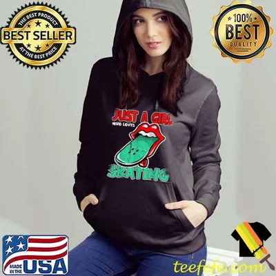 Just a Girl who loves Skating Skateboard T-Shirt