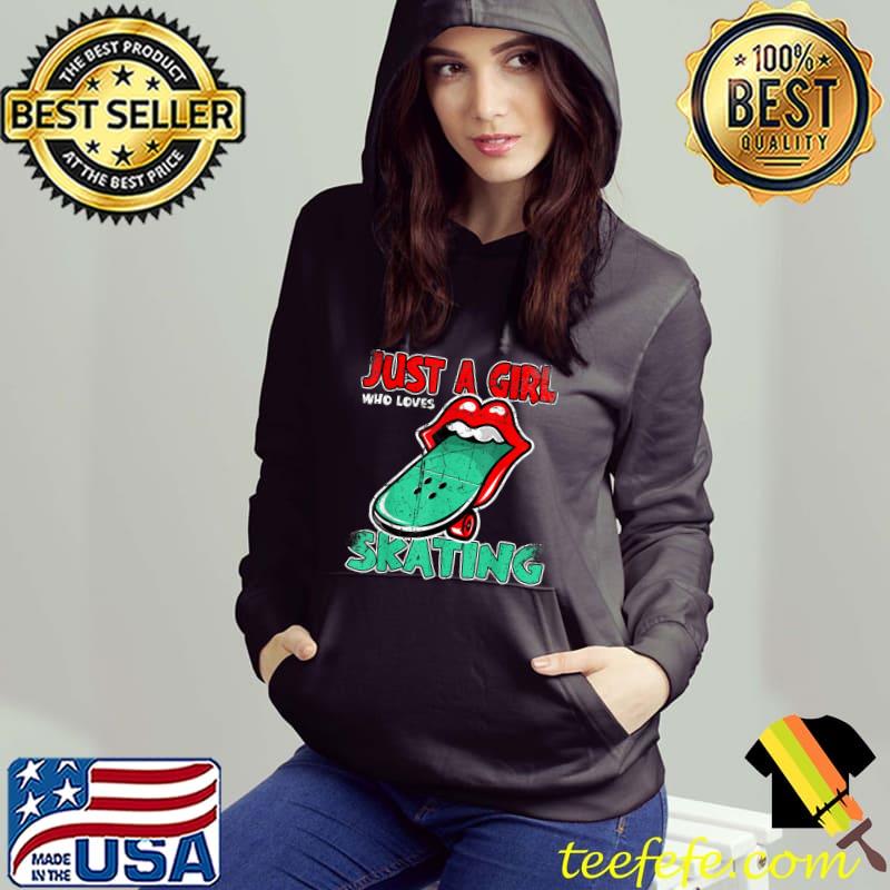 Just a Girl who loves Skating Skateboard T-Shirt
