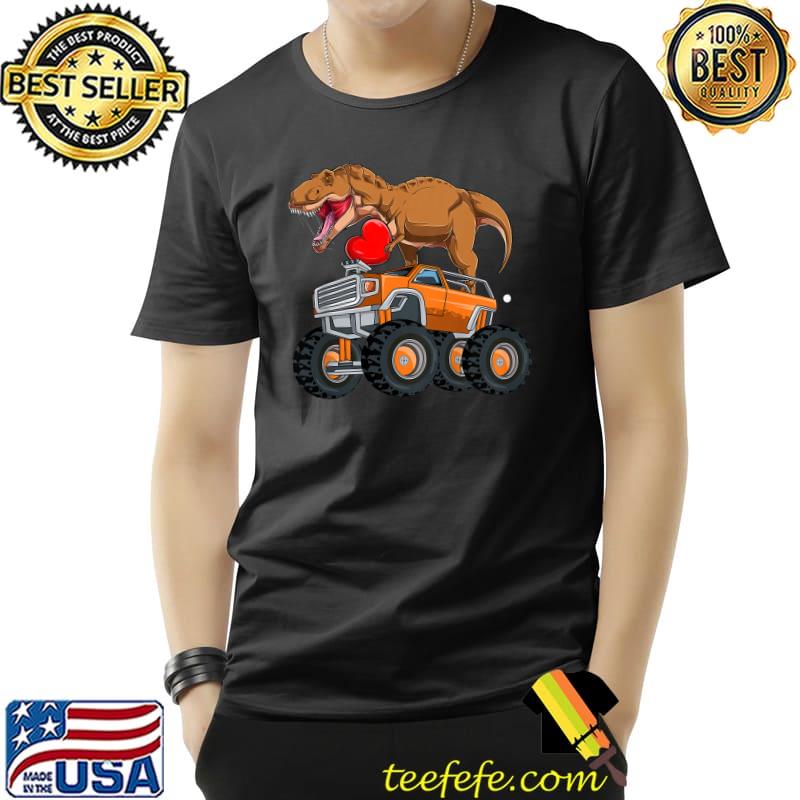 Kids T Rex Monster Truck Riding Toddler Valentine’s Day Cute Cool T-Shirt Unisex Kids T Rex Monster Truck Riding Toddler Valentine’s Day Cute Cool T-Shirt Unisex