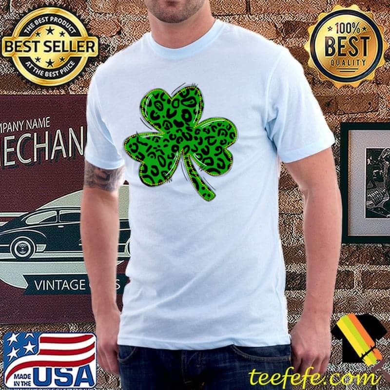 Leopard Shamrock Lucky Charm Men Women Irish St Patricks Day Premium T-Shirt Unisex Leopard Shamrock Lucky Charm Men Women Irish St Patricks Day Premium T-Shirt Unisex