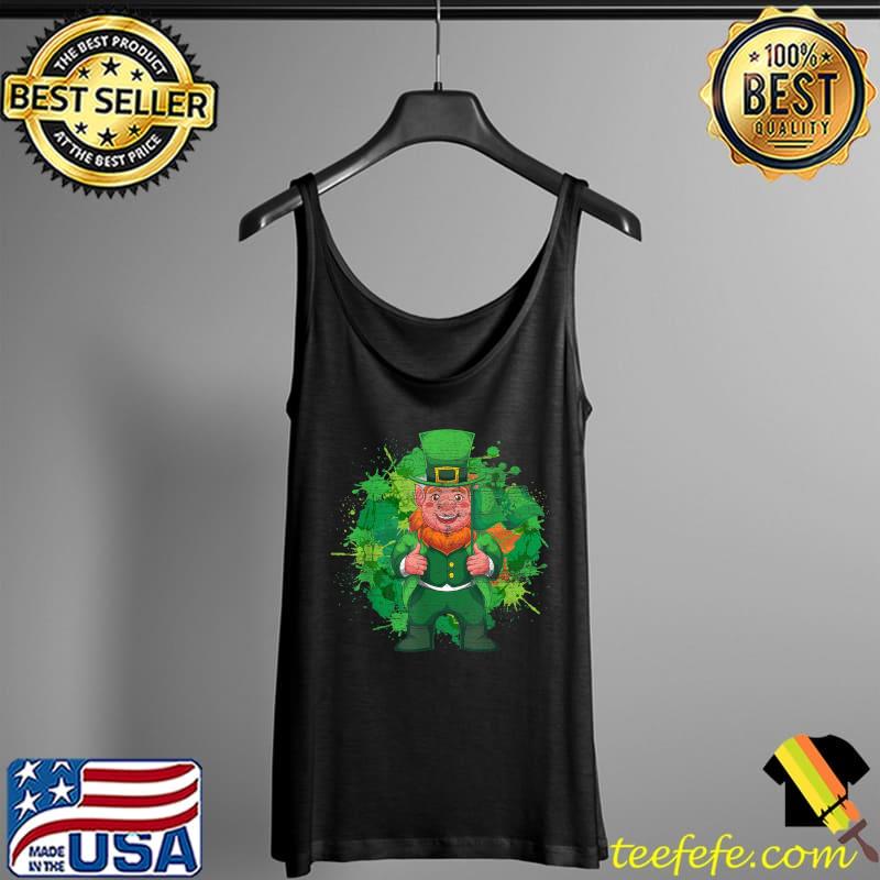 Leprechaun Irish Ireland Flag St Patricks Day T-Shirt Tank Top Leprechaun Irish Ireland Flag St Patricks Day T-Shirt Tank Top