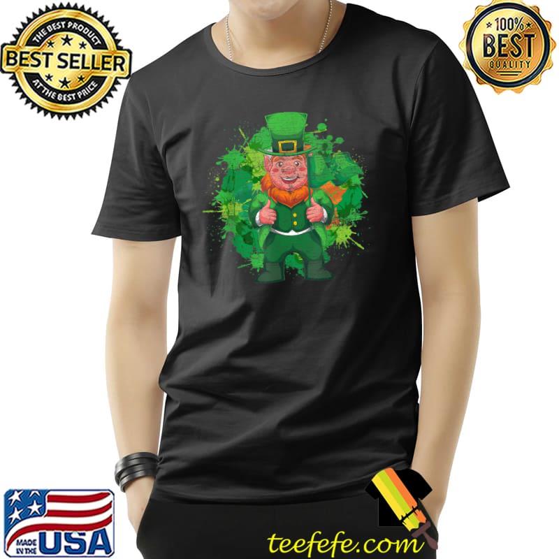 Leprechaun Irish Ireland Flag St Patricks Day T-Shirt Unisex Leprechaun Irish Ireland Flag St Patricks Day T-Shirt Unisex