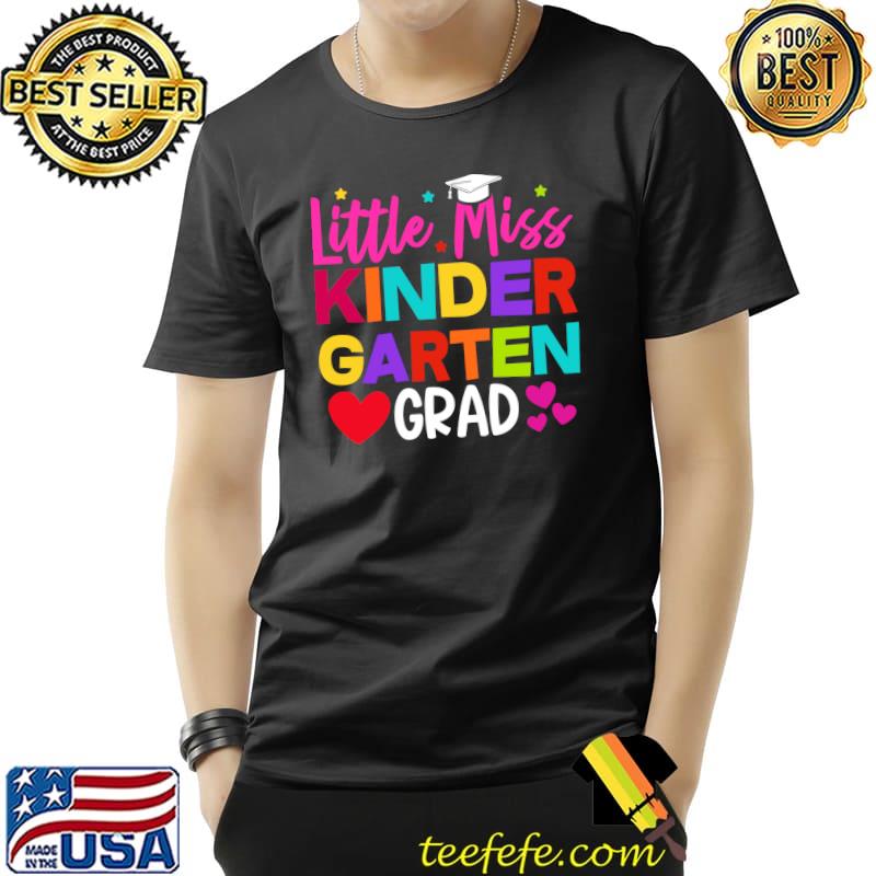 Lil Miss Kindergarten 100th Day of School Student-Teacher T-Shirt Unisex Lil Miss Kindergarten 100th Day of School Student-Teacher T-Shirt Unisex