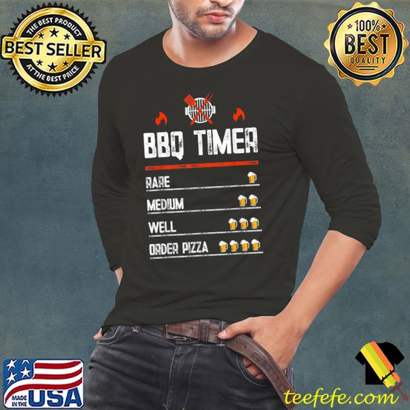 Nice BBQ Timer Funny Barbercue Grilling Timer Barbeque Grill Chef T-Shirt Long Sleeve Tee Nice BBQ Timer Funny Barbercue Grilling Timer Barbeque Grill Chef T-Shirt Long Sleeve Tee