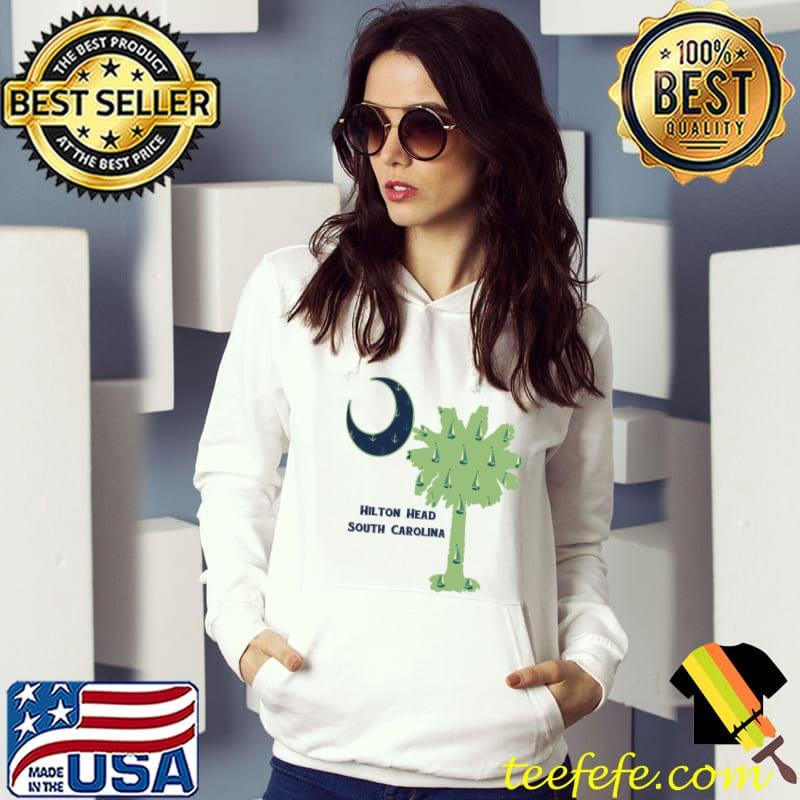 Nice Boys HHI South Carolina Beach Palm and Moon T-shirt