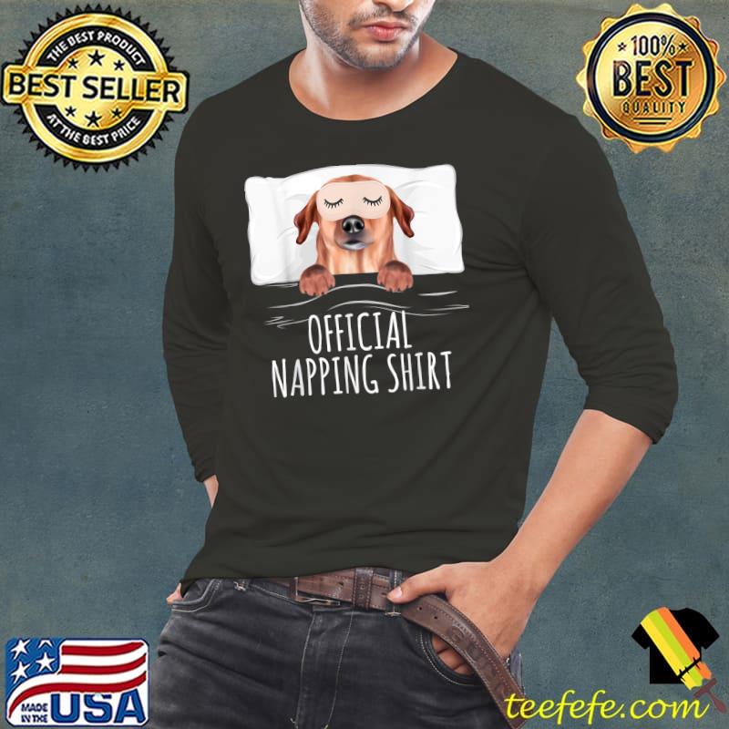 Nice Chinook Sleep Mask Official Napping T-Shirt Long Sleeve Tee Nice Chinook Sleep Mask Official Napping T-Shirt Long Sleeve Tee