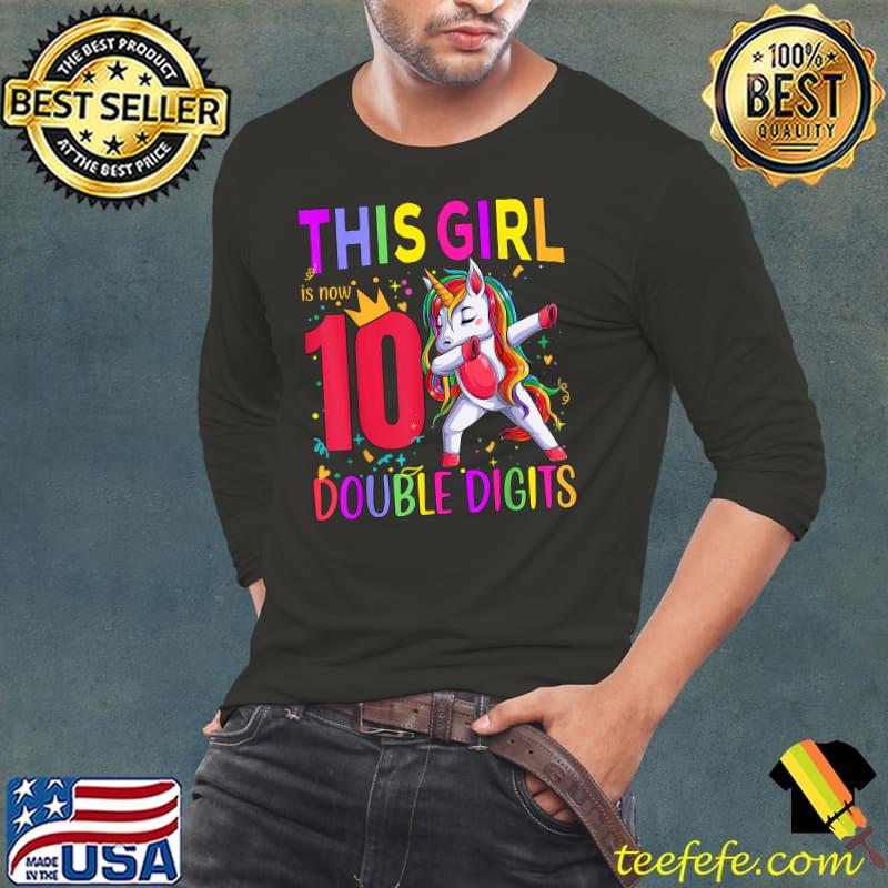 Nice It's My 10th Birthday This Girl Is Now 10 Years Old T-Shirt Long Sleeve Tee Nice It's My 10th Birthday This Girl Is Now 10 Years Old T-Shirt Long Sleeve Tee