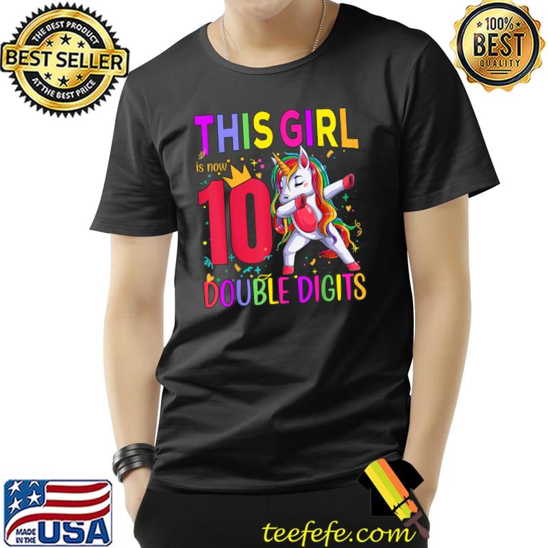 Nice It's My 10th Birthday This Girl Is Now 10 Years Old T-Shirt Unisex Nice It's My 10th Birthday This Girl Is Now 10 Years Old T-Shirt Unisex