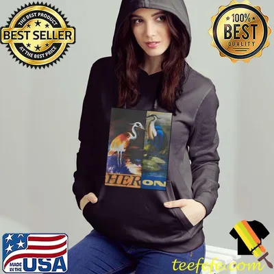 Nice Peacock heron preston split shirt