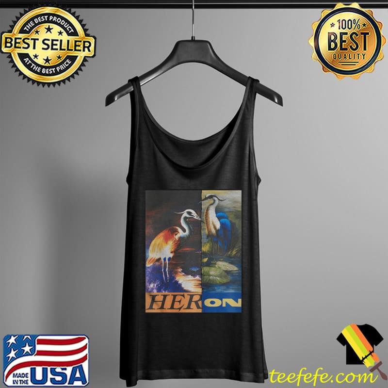 Nice Peacock heron preston split Tank Top Nice Peacock heron preston split Tank Top